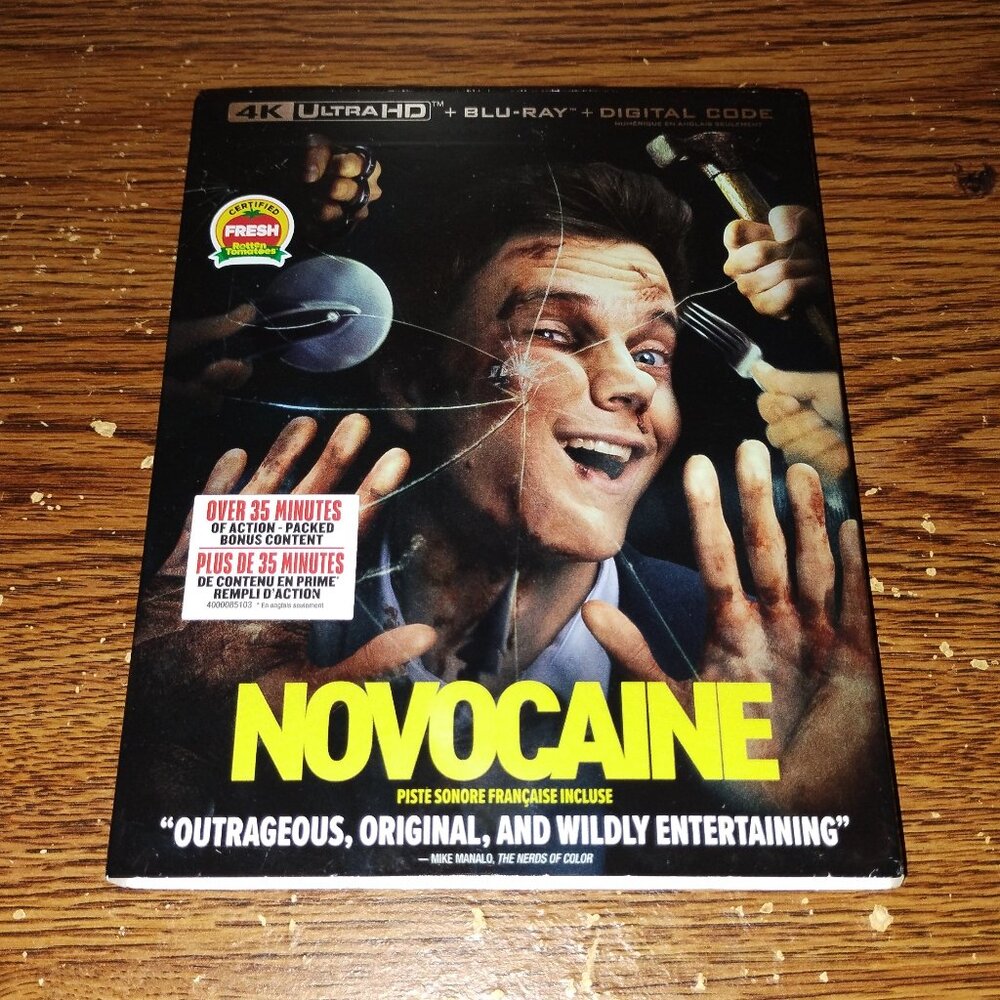 Novocaine (4K Ultra HD, 2025, Canadian) w/ slipcover